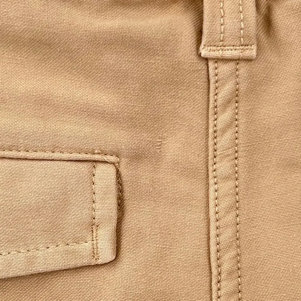 ARITZIA TNA Supply Cargo Pants Womens 6 Tan High Rise Wide Straight Leg Casual - Picture 15 of 16